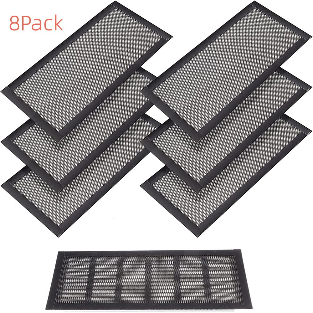 8Pcs Floor Register Trap 4x10, Floor Air Vent Covers, Air Vent