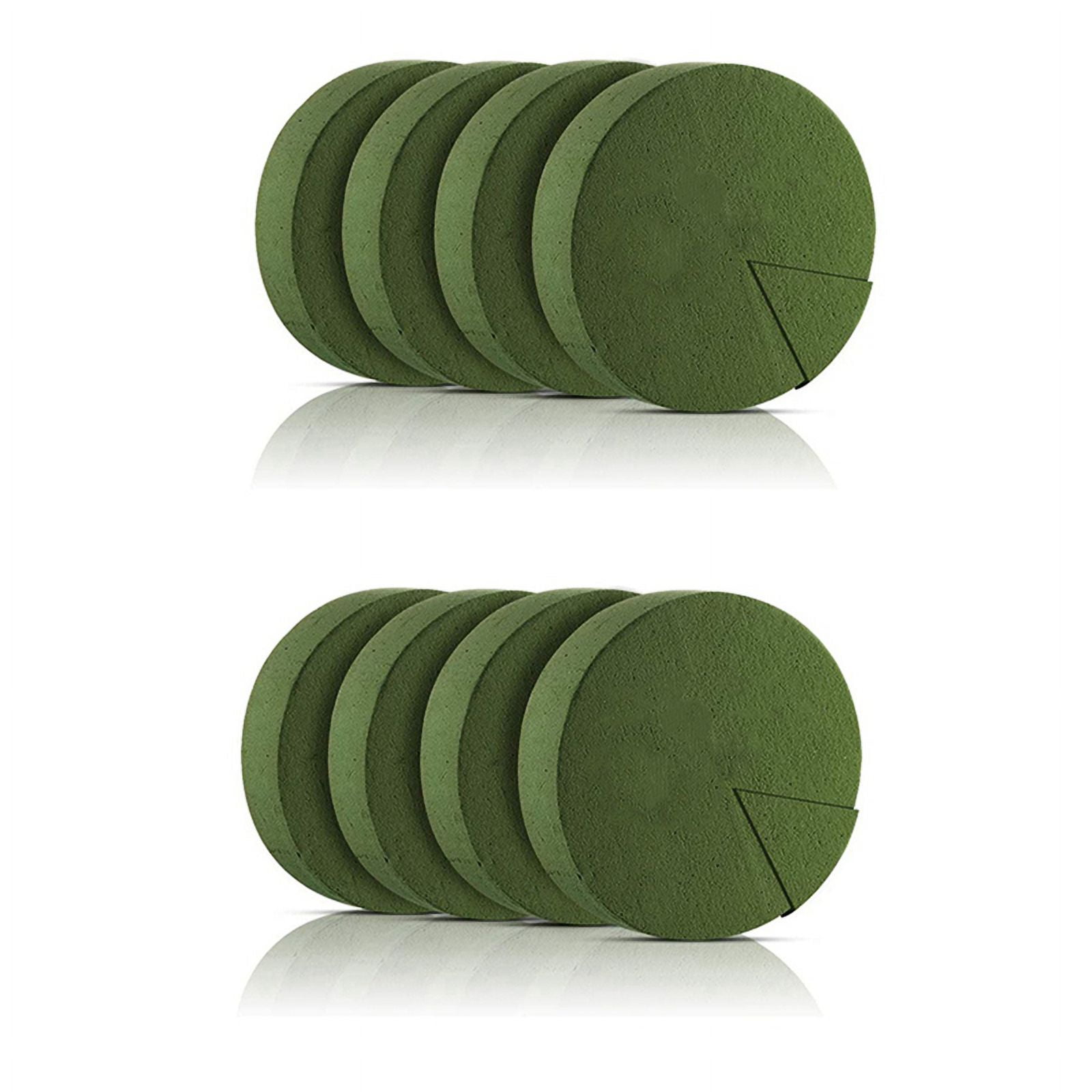 8Pcs Flower Foam Blocks,6.5Inch Round Dry Floral Foam for ,for Wedding