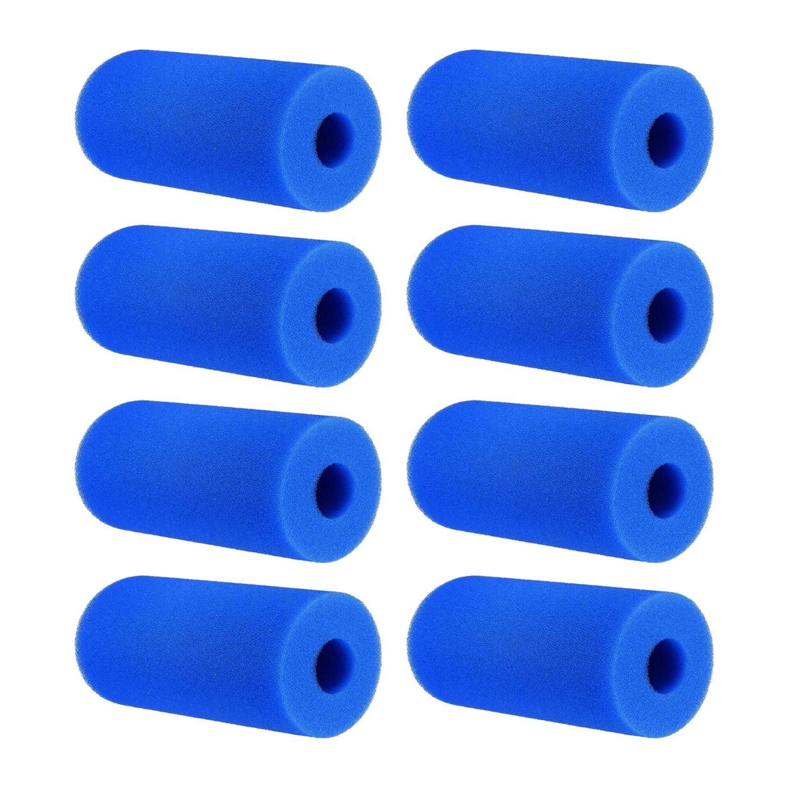 8Pcs Foam Filter Sponge , for Type a Reusable Washable Swimming Pool Aquarium Filter Accessories ,Improved Water Clarity