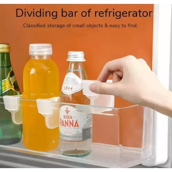 8Pcs Fridge Organizer Divider Set Shelf Separator Partition Boards For Storage