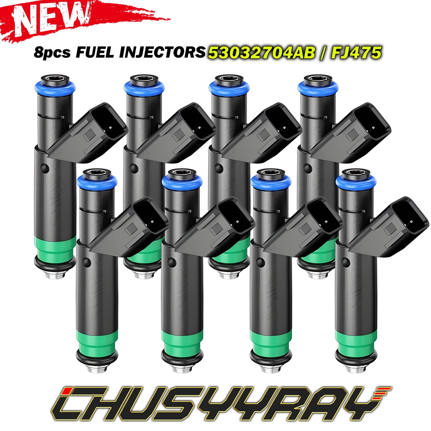 8Pcs Fuel Injector for 2004-2008 Dodge Ram 1500 2500 3500 2004-2009 Durango 5.7L