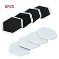 thumbnail image 1 of 8Pcs Furniture Slider Pads Heavy Movers Floor Protector Carpet Tile Wood Magic, 1 of 6