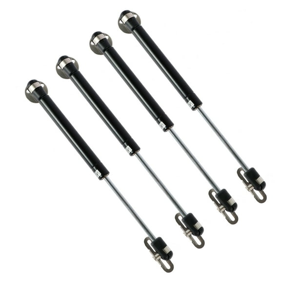 8Pcs Gas Struts Stainless Steel Gas Strut Shock Prop 90 Degree Opening Gas Spring Lift Support Lid Support Gas Prop Gas Shock Strut Spring Gas Spring Prop Lift for Storage Box