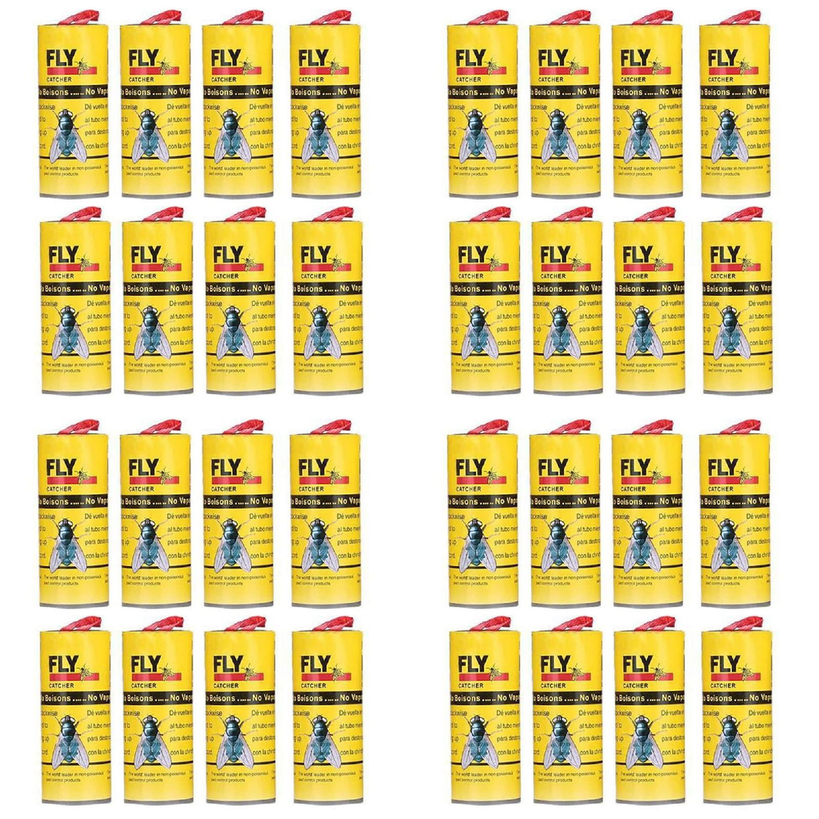 8Pcs Glue Tape Strips Sticky Catcher Trap Gnat Sticky Paper Sticky for