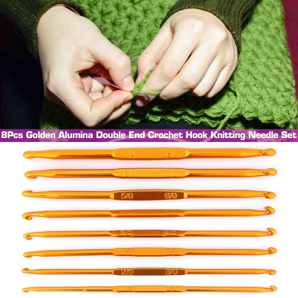 Uxcell Aluminum Crochet Hook Set 2mm-6.5mm Knitting Needles for DIY Craft  Yarn Multicolor