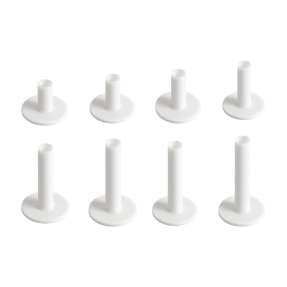 8Pcs Golf Tees & Holder for Practice Mat, Driving Ranges Training, Indoor Outdoor Golf Accessories