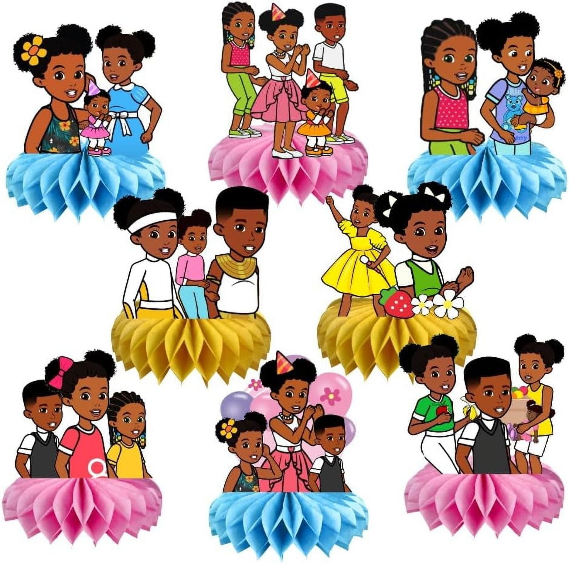 8Pcs Gracies Kids Table Centerpiece Birthday Party Supplies Table Decorations for Kids 1st Party Decorations