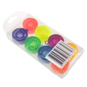 8Pcs Guitar Footswitch Toppers Pedal Protections Caps for Guitar Effect Plastic Footswitch Toppers Effect Foot Nail Caps