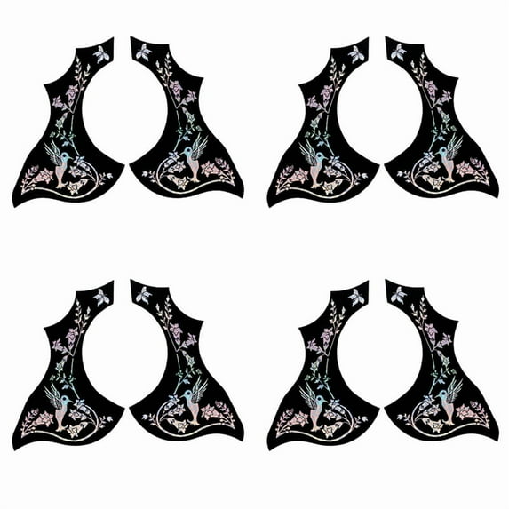 8Pcs Guitar Pickguard Anti-Scratch Guard Plate Self-Adhesive Pick Guard Sticker for Aco_wm25