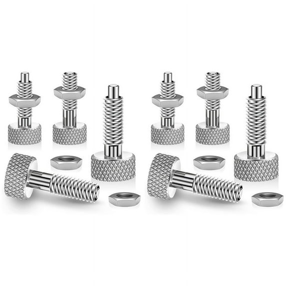 8Pcs Handle ,Quick Release Lock Pin, Retractable Spring Plunger, M6 Lockout Kit for Rolling Tool Box