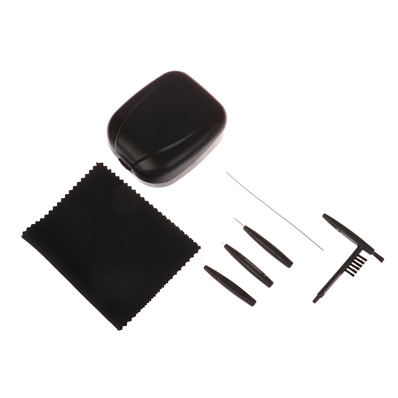 8Pcs Hearing Aid Cleaning Kit Brush Vent Cleaner Wire Magne Wax Loop