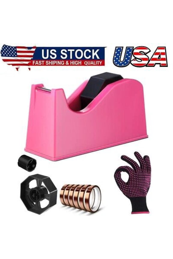 8Pcs Heat Tape Dispenser Set,Sublimation Tape Dispenser Heat Resistant Gloves