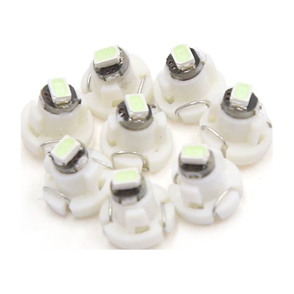 8Pcs Ice Blue 3020 Car T3 Dashboard Instrument Light Lamp Bulb Interior