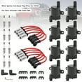 thumbnail image 1 of 8Pcs Ignition Coil+Spark Plug+Wires Set UF262 For Chevy Silverado 1500 2500 GMC, 1 of 11
