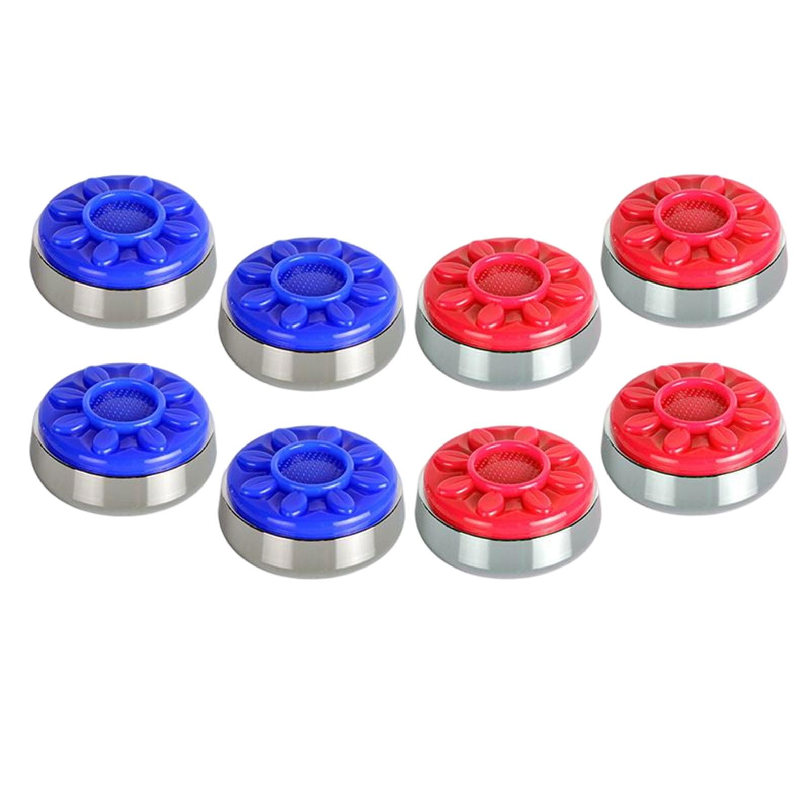 8Pcs Large Shuffleboard Pucks Multiple Color Tabletop Game Pucks Shuffleboard