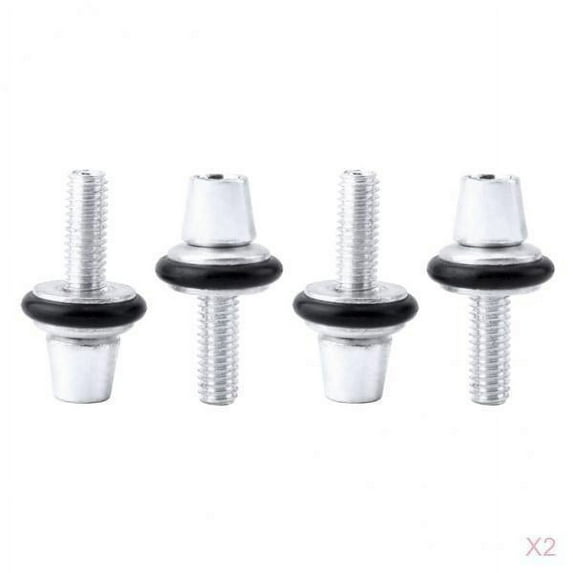 8Pcs/Lot Replacement Road Bike Brake Caliper Adjustment Screws / Fixing Bolts M6 - Road Fitting - Aluminum Alloy