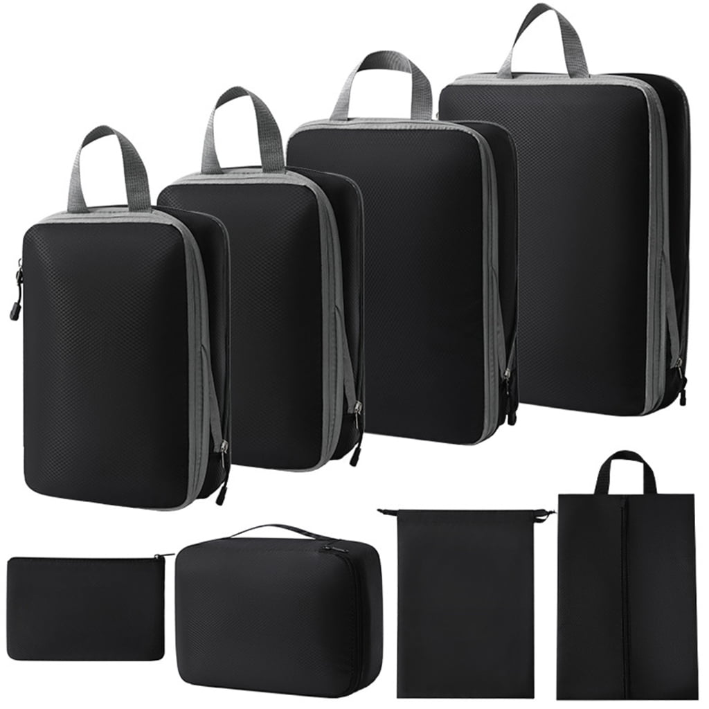 8Pcs Luggage Organizers Bags for Travel Waterproof Packing Cube Storage Bags