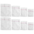 thumbnail image 1 of 8Pcs Mesh Travel Laundry Bag Durable Clothes Wash Bag Washing Garment Bag, 1 of 8
