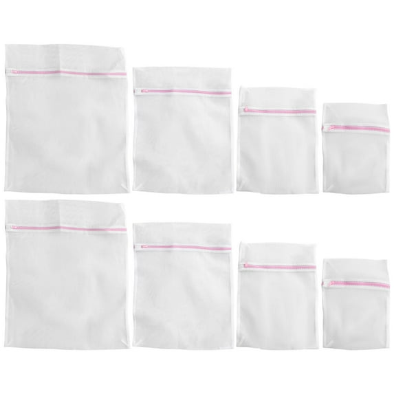 8Pcs Mesh Travel Laundry Bag Durable Clothes Wash Bag Washing Garment Bag