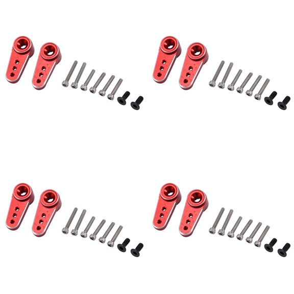 8Pcs Metal 15T Servo Arm Servo Horn Fit ES08MA Servo for Axial SCX24 1/24 RC Crawler Car Upgrade Parts,2