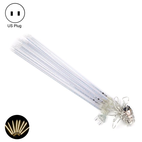 8Pcs Meteor Shower Rain Light Acrylic 8 Tube 30cm Waterproof String Lamp for Party
