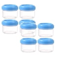thumbnail image 1 of 8Pcs Mini Clear Jars With Leakproof Lids Round Clear Container 35Ml Refillable Storage Containers For Home And Kitchen Organizing Food Storage 1.8X1.8X1.6", 1 of 3