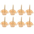 thumbnail image 1 of HOMEMAXS 8Pcs Mini Handheld Flower Baskets Bamboo for Homeowners and Women 3.1x2.4in, 1 of 9