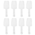 8Pcs Mini PP Plastic Scoop Ice Scraper Shovel for Food Nut Flour