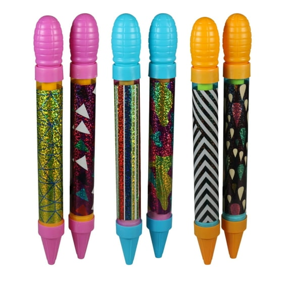 8Pcs Mini Water Squirter Water Blaster Printed Designs for Adults Summer Swimming Pool Beach Sand Outdoor Water Game (Designs Vary) & CUSTOM Storage Carrier