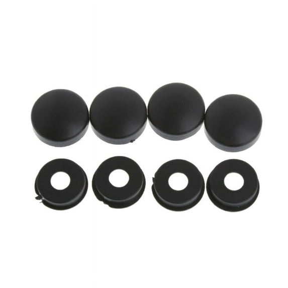 8Pcs Motorcycle License Plate Frame Mounting Fing Screws Bolts Nuts Fasteners Security Screw Set