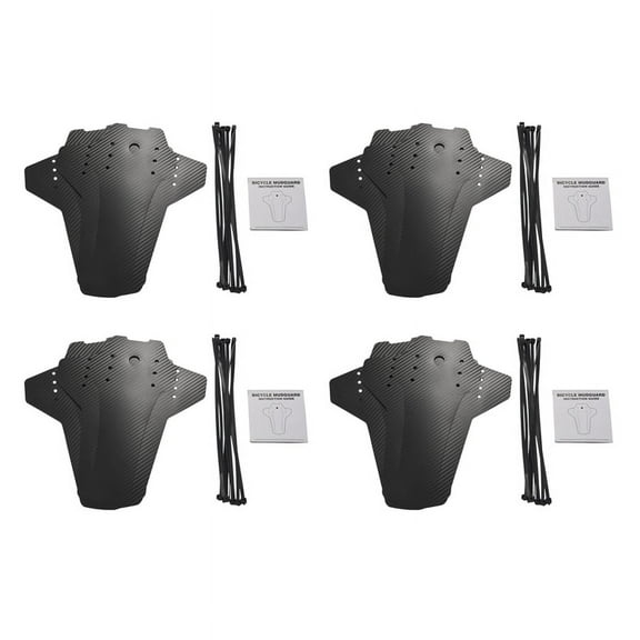 8Pcs Mountain Bike , Front and Rear Mud Guard, Adjustable Fenders Fits 26 Inch, 27.5 Inch, 29 Inch Size Bike