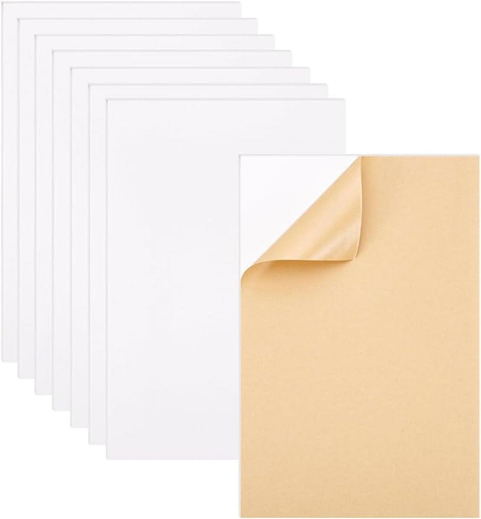 8Pcs Mounting Board 3mm Thick Self Adhesive Foam Stamp Poster Board for