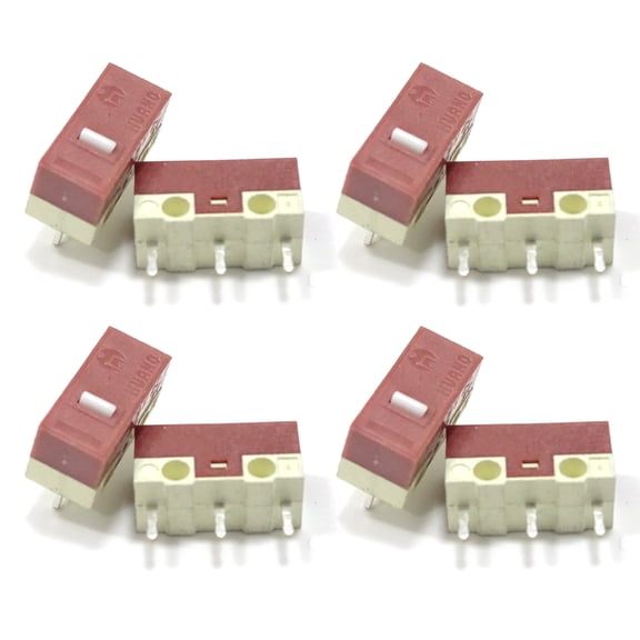 8Pcs Mouse Momentary Push Button Micro Limit 3Pins 5Million for HUANO Mouse Micro