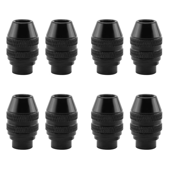 8Pcs Multi Quick Change Keyless Chuck Universal Chuck Replacement for 4486 Rotary Tools 3000 4000 7700 8200