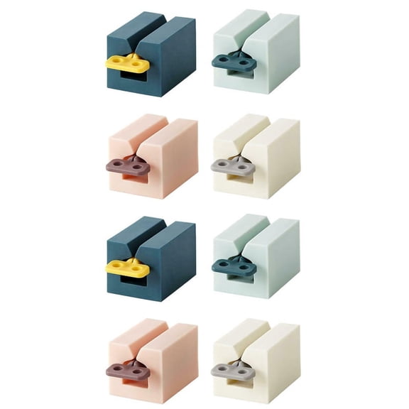 8Pcs Multifunctional Toothpaste Tube Squeezer Plastic Tooth Paste Holder Dispenser