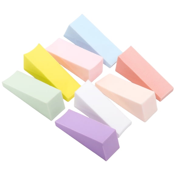 8Pcs Nails Stamping Sponge Set Triangular Designs Soft Nails Sponges For Accurate Gel Application Salons Or Home Use
