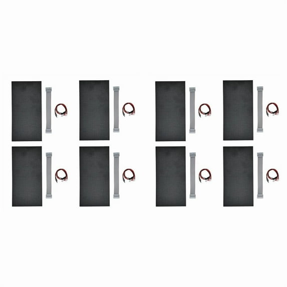 8Pcs P5 Indoor LED Screen Panel 64X32 LED Display Module 16 Scan Full Color LED Electronic Screen Display 320X160mm