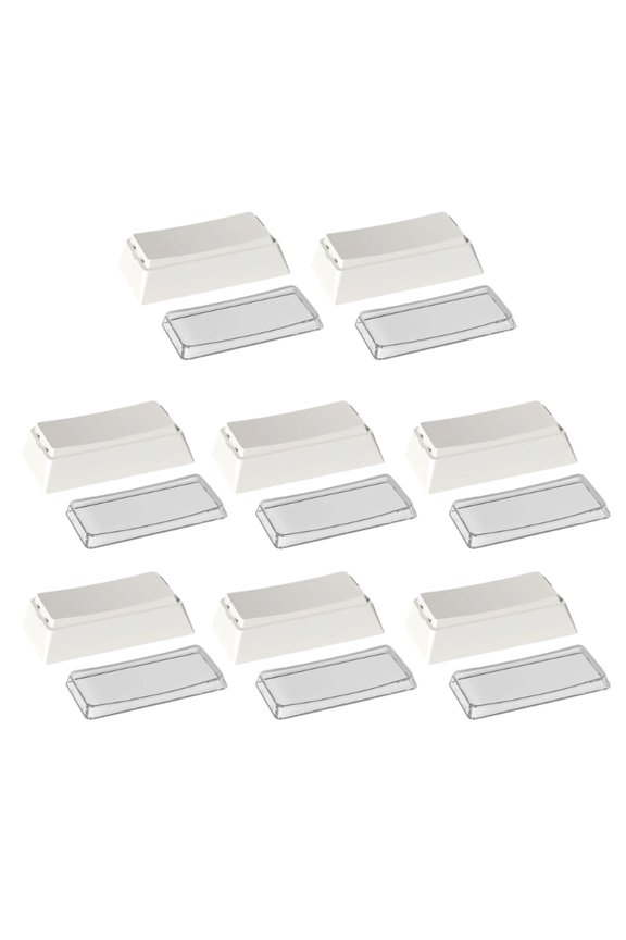 8Pcs PBT Keycaps Cherry Profile 2U Blank Supplement Keycaps for Gaming Mechanical Keyboards