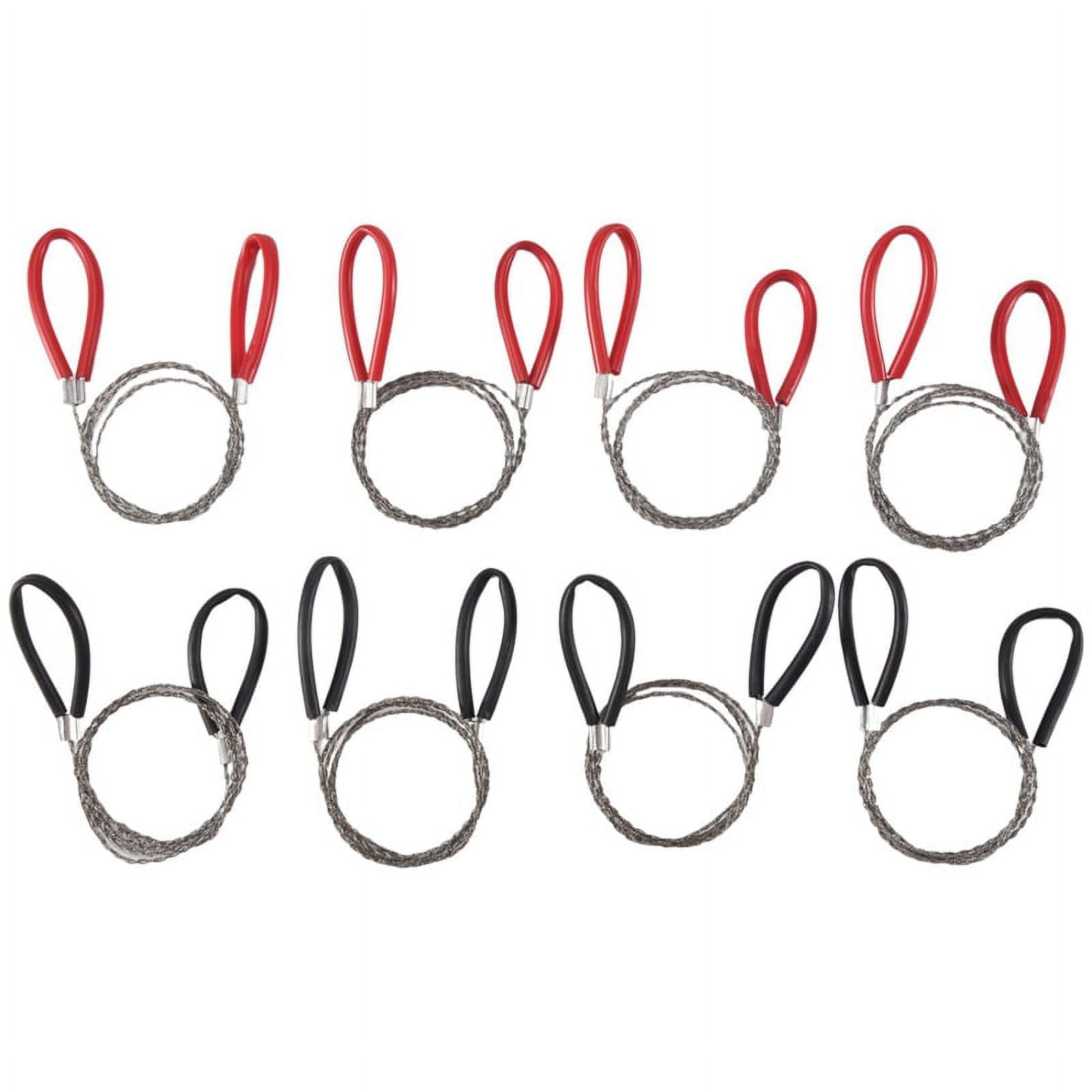 8Pcs PVC Pipe Cable Saw Stainless Steel Wire Saw PVC Pipe Cutter Hand Pocket String PVC Pipe