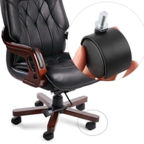 8Pcs Pack of Furniture Plastic Swivel Casters, Universal Standard Size 1.5 Inch Casters, Heavy Duty Swivel Bar Casters for Furniture, Tables, Cabinets, Shelving