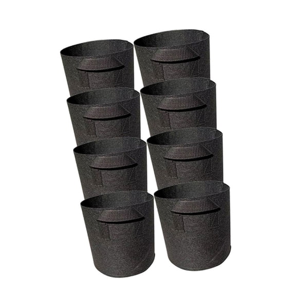 8Pcs Planting Bags for Pond Plant Handle Containers Thickened Breathable for Vegetables Flowers Storage
