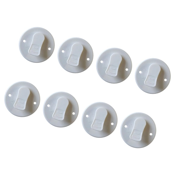 8Pcs Plastic Bathroom Curtain Weight Clip Windproof Splash Guard Buckle Shower Curtain Clips For Water Splash Protections