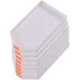thumbnail image 1 of 8Pcs Plastic Bead Sorting Trays Large Diamond Rhinestone Plate Tray Diamond Sorting Trays Cross Stitch Nail Art Dotting Tool for DIY Art Craft, 6.3 x3.5 inch (White), 1 of 4
