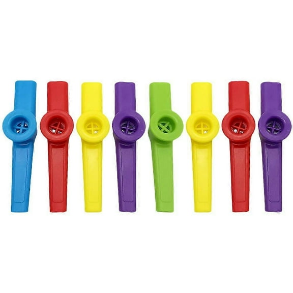 8Pcs Plastic Kazoos Musical Instruments Children Kazoos For Kids Music Lover