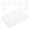 thumbnail image 1 of 8Pcs Portable Transparent Rectangular Plastic Business Card Holder and Playing Card Storage Box Small Size, 1 of 7