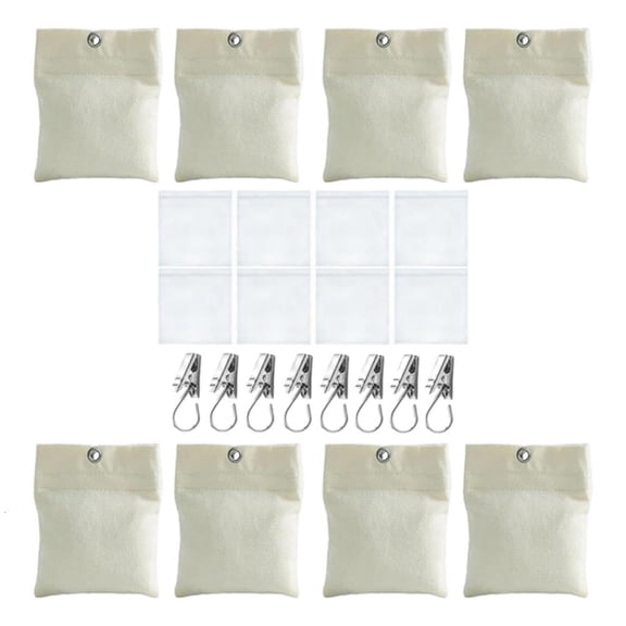 8Pcs Practical Outdoor Curtain Weights Designs for Shower Curtains and Tablecloths Patios