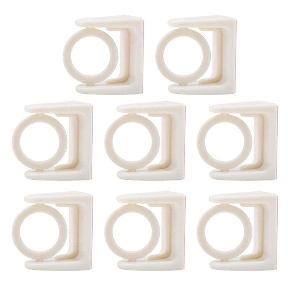 8Pcs Practical Rotating Curtain Rings Easy Installtion Curtain Circlets