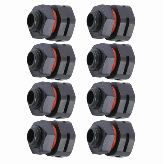 8Pcs Pressure Reducing Valves Breathing Screw Air Vent Dustproof Waterproof Pressure Reducing Valves For Electrical Enclosures