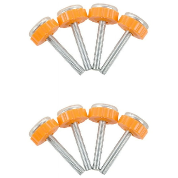 8Pcs Pressure Screw Threaded Spindle Rods Walk Thru Gates Accessory - M10 x 10MM