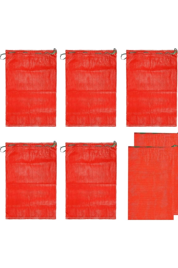 8Pcs Onion Storage Bag,Mesh Vegetable Storage Bags Reusable,Washable Mesh Storage Bag,Hanging Storage Net Bags with Drawstring for Potatoes,Citrus